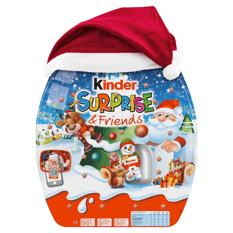 Kinder Surprise & Friends adventní kalendář 31 ks 370g