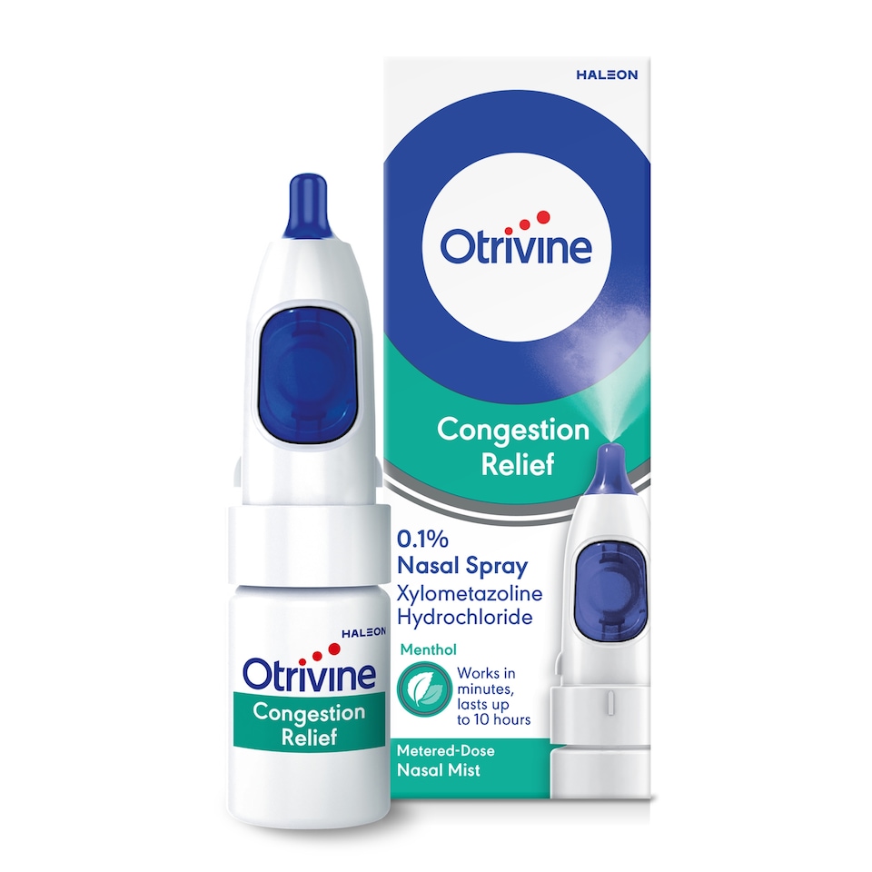 image 1 of Otrivine Congestion Relief 0.1% Nasal Spray 10ml