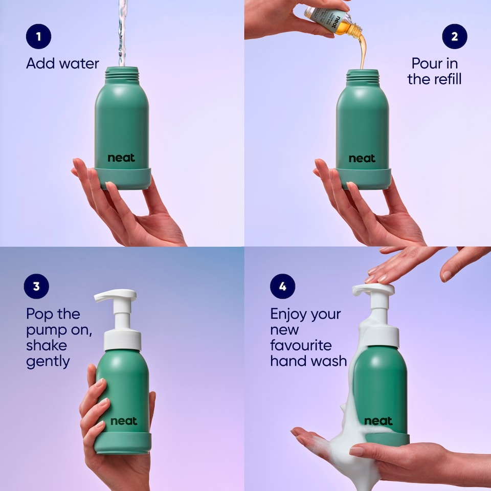 image 1 of Neat Sage Refillable Dispenser for Foaming Hand Wash 300ml