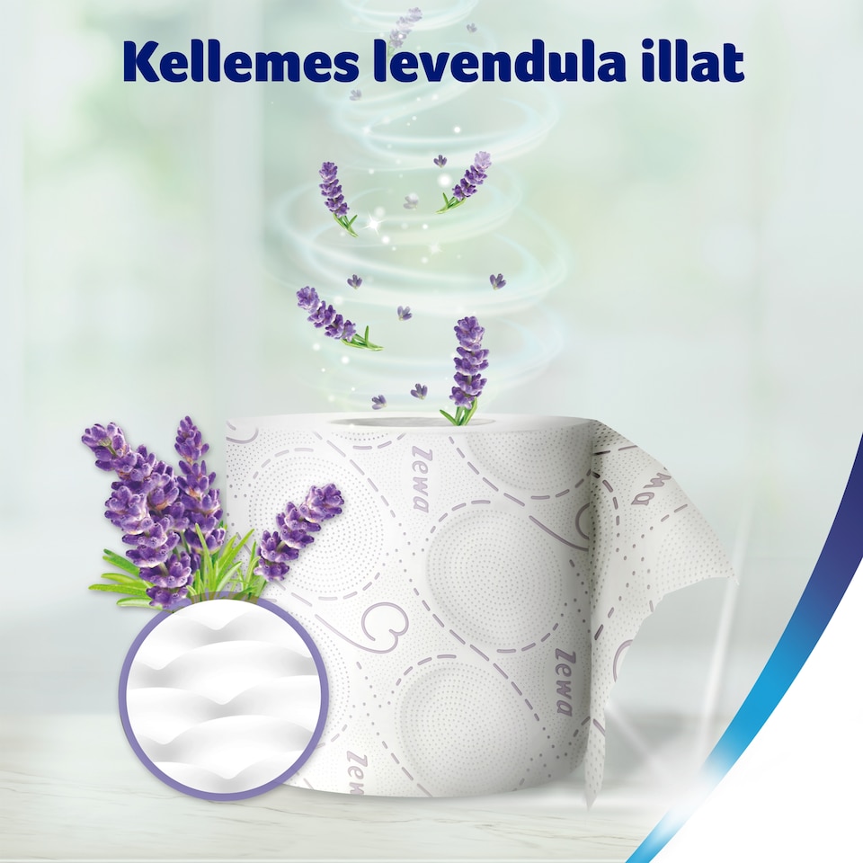 Zewa Deluxe Lavender Dreams toalettpapír 3 rétegű 24 tekercs  1. kép