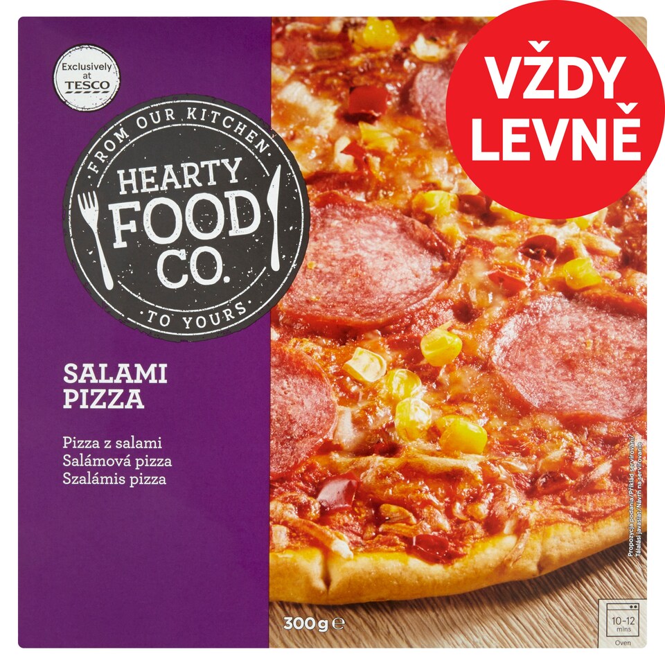 Hearty Food Co. Salami Pizza 300g