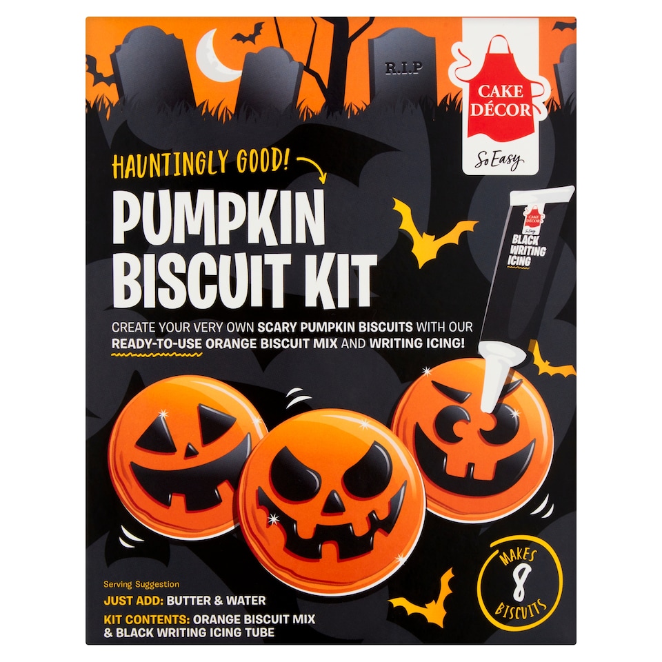 Cake Decor Pumpkin Biscuit Kit 179G