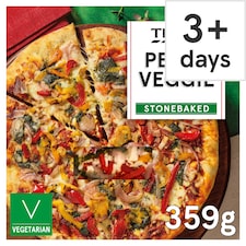 Tesco Stonebaked Pesto Veggie Pizza 359g