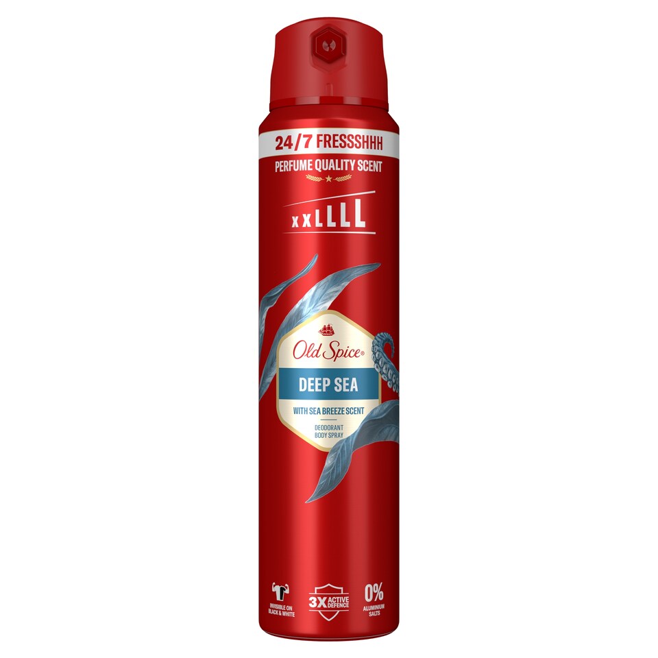 obrázok 1 z Old Spice Deep Sea Telový Sprejový Dezodorant Pre Mužov 250ml