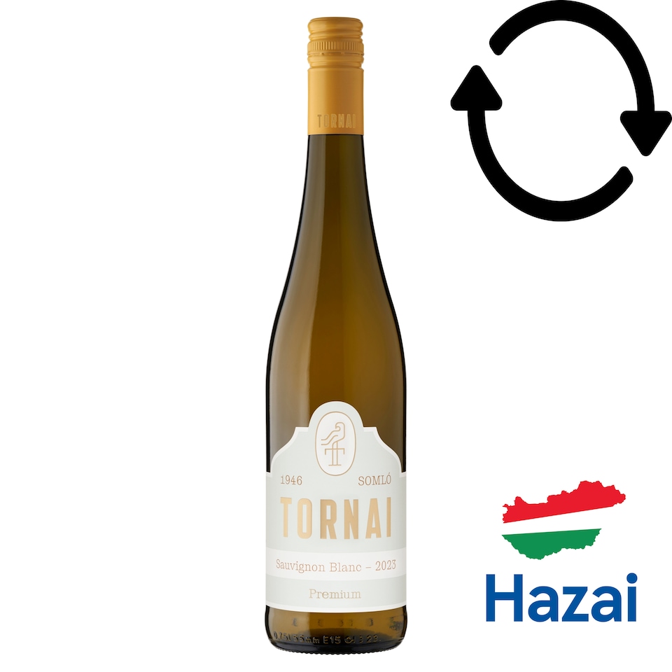 Tornai Premium Nagy-Somlói Sauvignon Blanc száraz fehérbor 12,5% 750 ml  1. kép