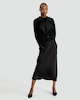 image 3 of The F&F Edit Textured Bow Detail Cardigan with Wool in Black