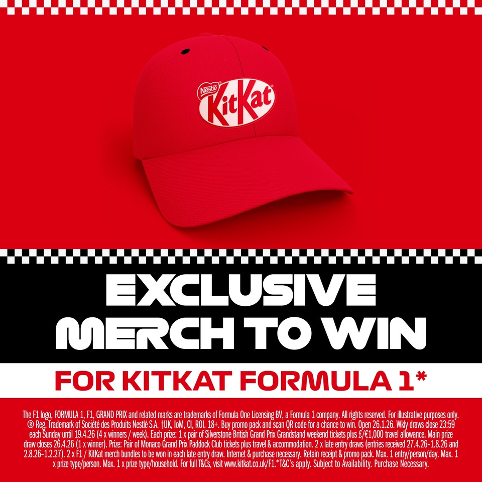 image 1 of Kit Kat 4 Finger Milk Chocolate Bar Multipack 41.5g 4 Pack