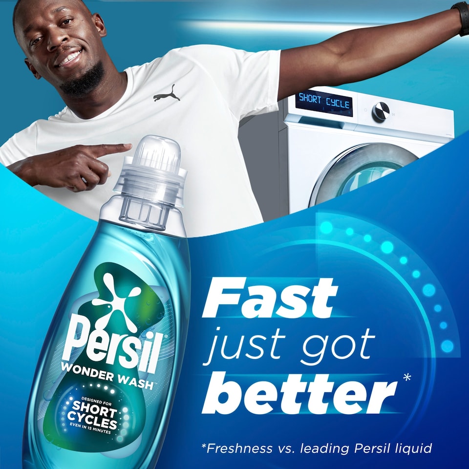 image 1 of Persil Wonder Wash Speed Clean Non Bio Laundry Detergent 55 Washes 1485ml