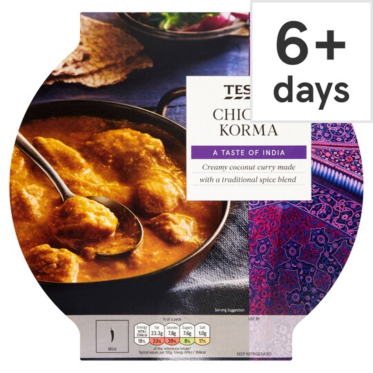 Tesco Indian Chicken Korma 460G Tesco Groceries