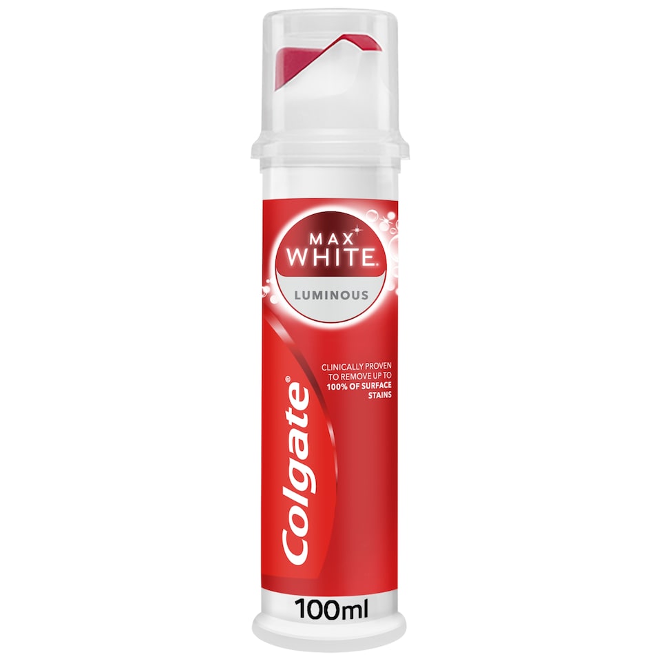image 1 of Colgate Max White Luminous Pump 100Ml