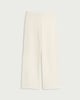 image 4 of F&F Textured Wide Leg Co-ord Trousers in Cream
