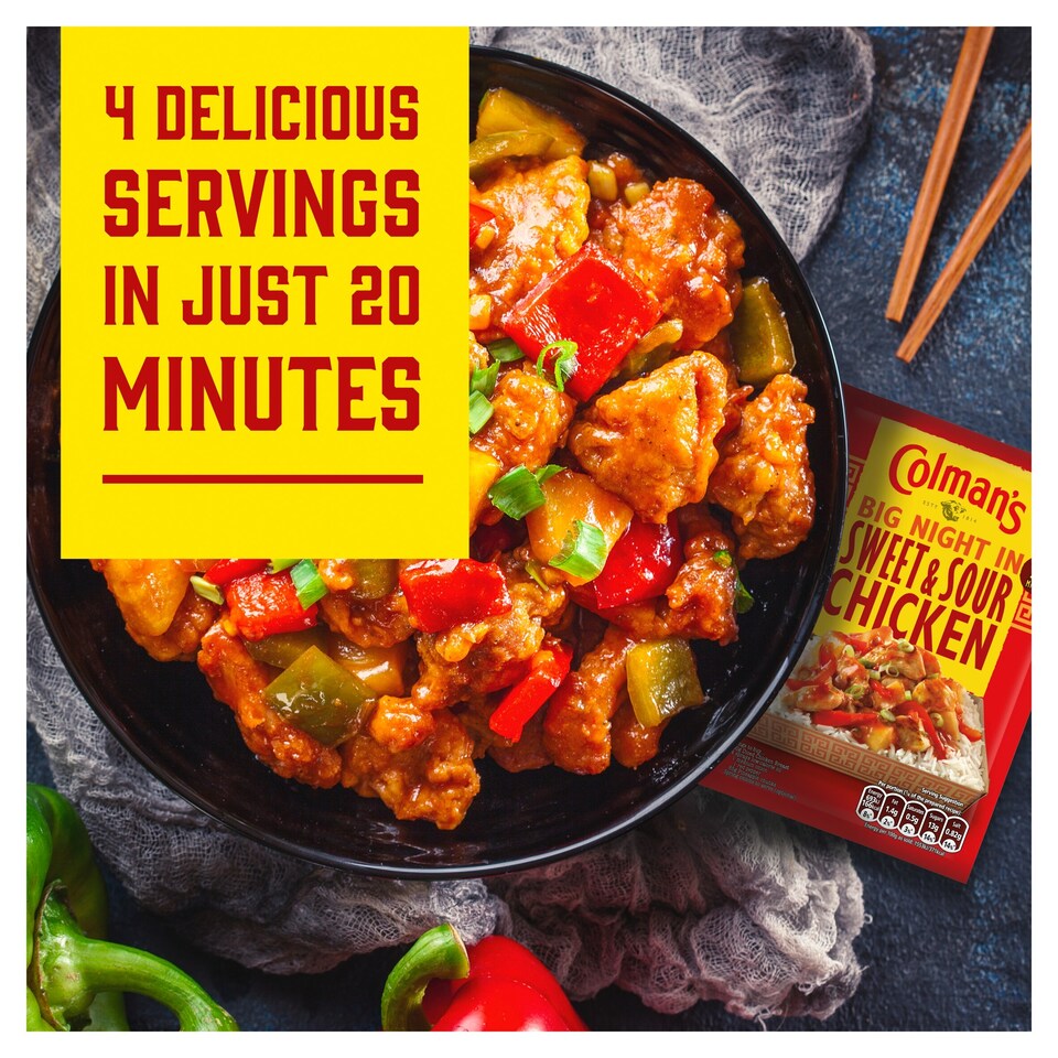 image 1 of Colman's Sweet & Sour Chicken Recipe Mix 58G