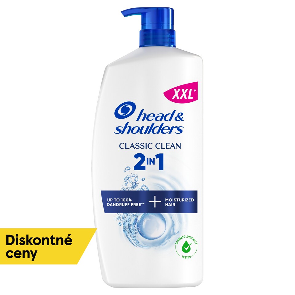 obrázok 1 z Head & Shoulders Classic Clean 2 v 1 Šampón a Kondicionér Proti Lupinám 800ml Dávkovač Bez Lupín