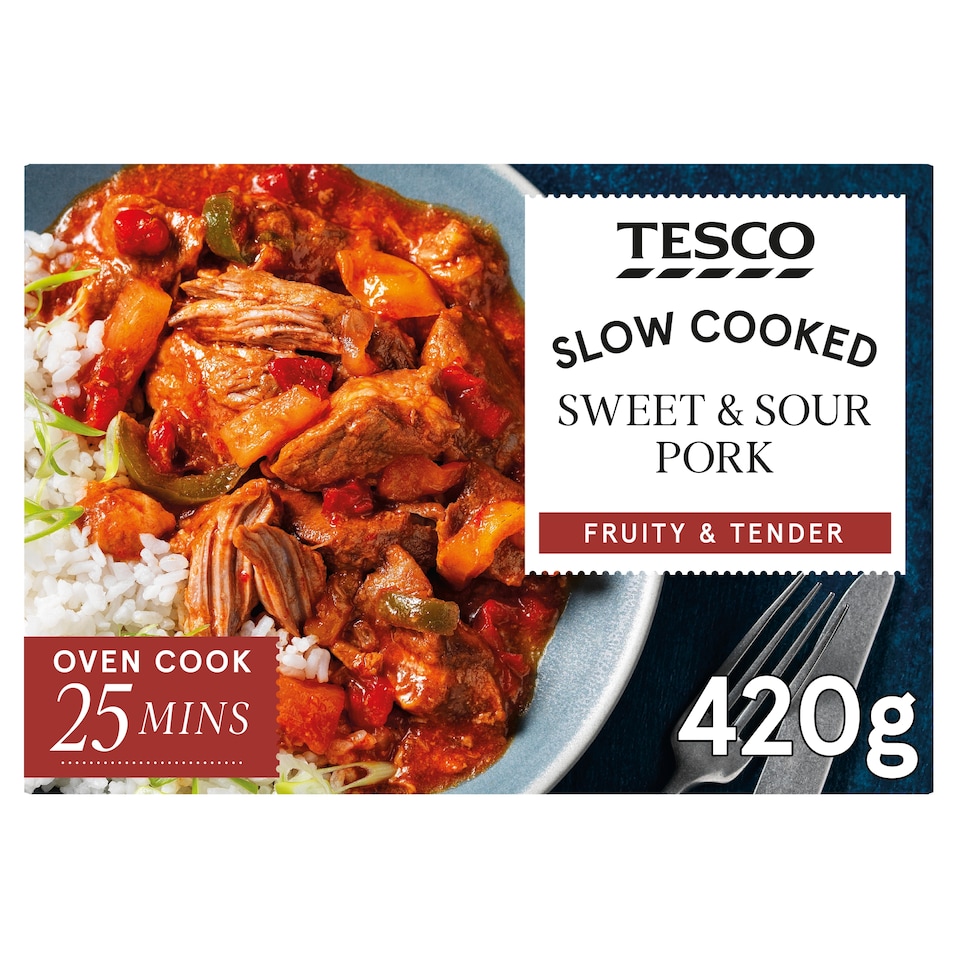Tesco Slow Cooked Sweet and Sour Pork 420g