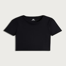F&F Active Girls ULTRAMOVE Cropped T-Shirt in Black