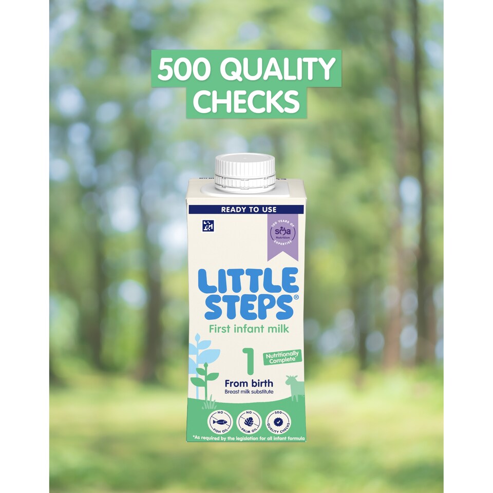 image 1 of SMA Little Steps First Baby Milk Liquid Ready to Feed 200ml