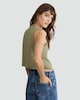 image 3 of F&F Sleeveless Two Button Waistcoat in Khaki