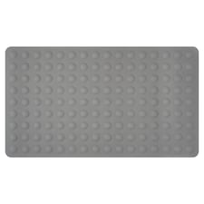 F&F Home Rubber Bubble Bath Mat Grey