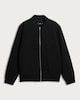 image 4 of F&F Zip Up Bomber Jacket in Black