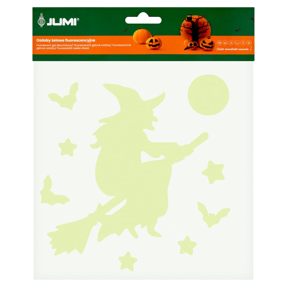 Jumi Fluorescent Gel Decorations for Window Decoration