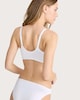 image 3 of F&F Smoothing Non Wired Contour Comfort Zip Bra in White