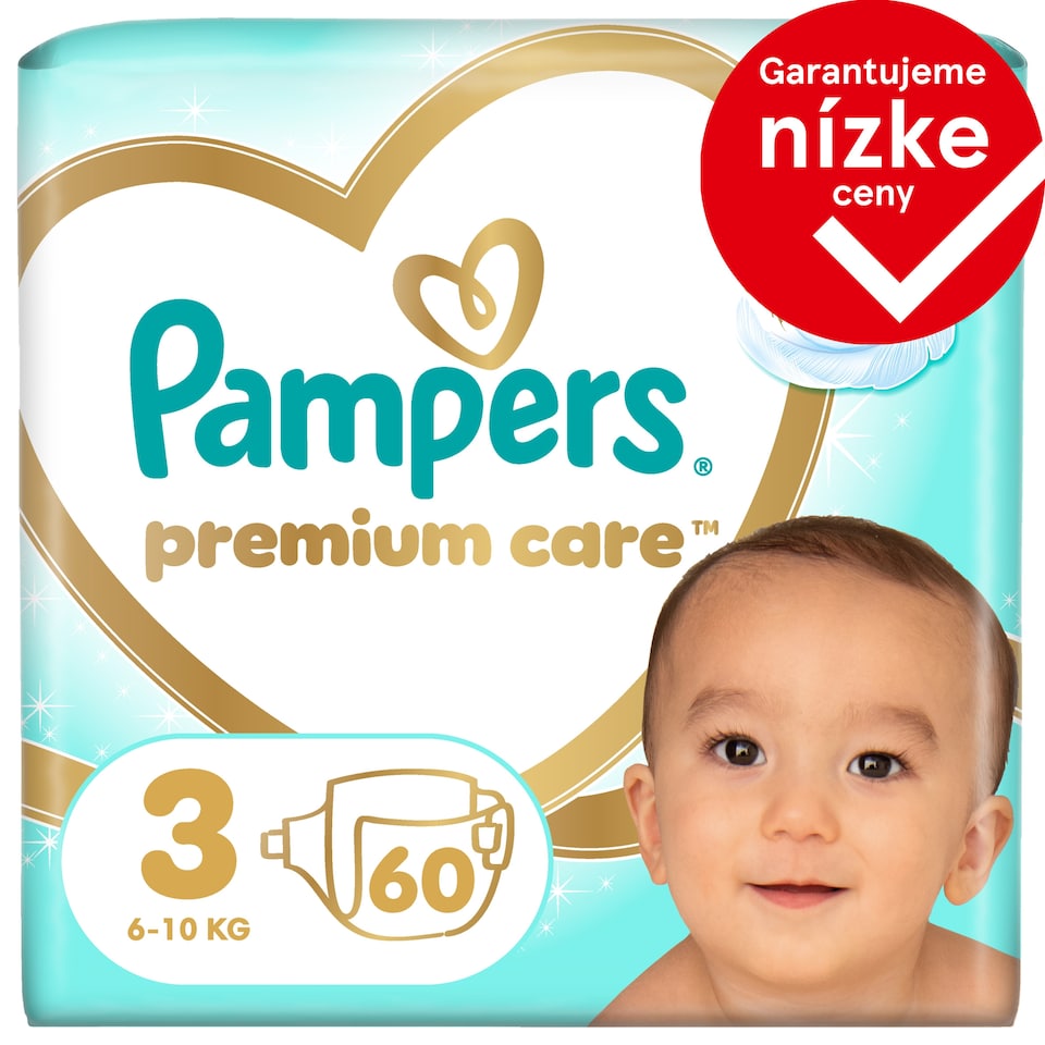 image 1 of Pampers Premium Care veľkosť 3, 60 Plienok, 6kg-10kg