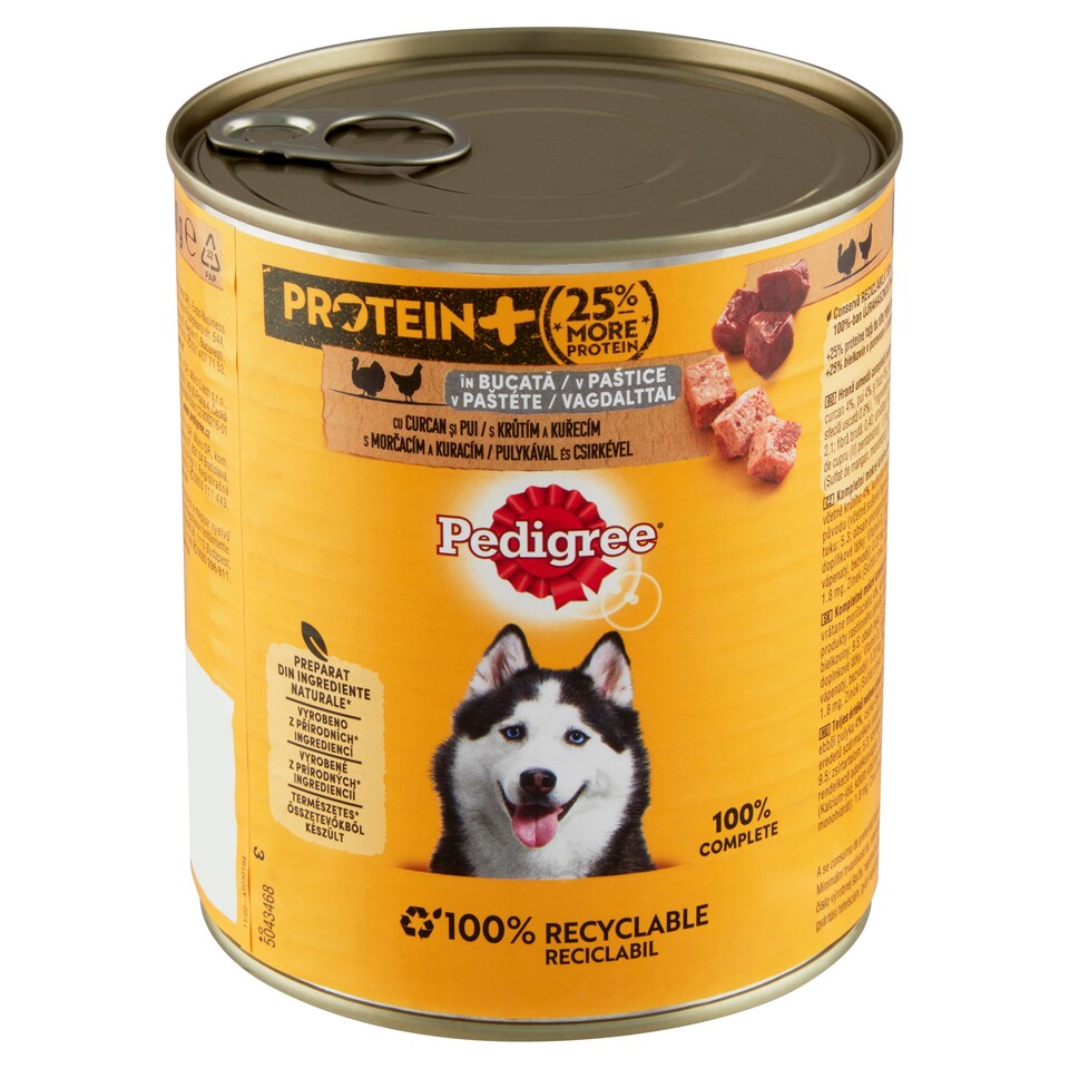 Pedigree With Turkey and Chicken in Pate 800 g