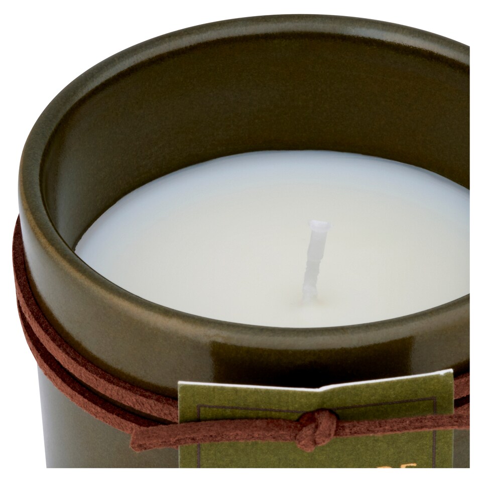 image 1 of F&F Home Signature Notes Eucalyptus, Cypress & Seasalt Ceramic Candle 140g