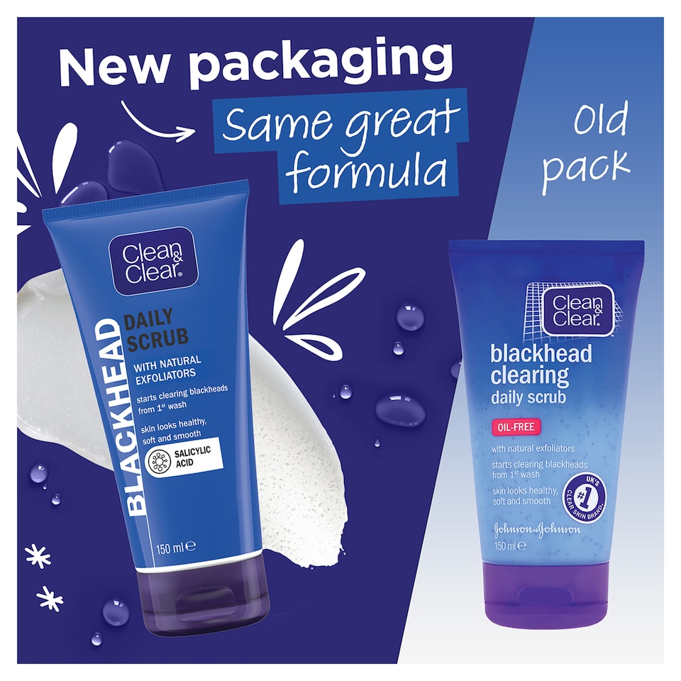 image 1 of CLEAN & CLEAR Blackhead Clearing Daily Scrub 150ml