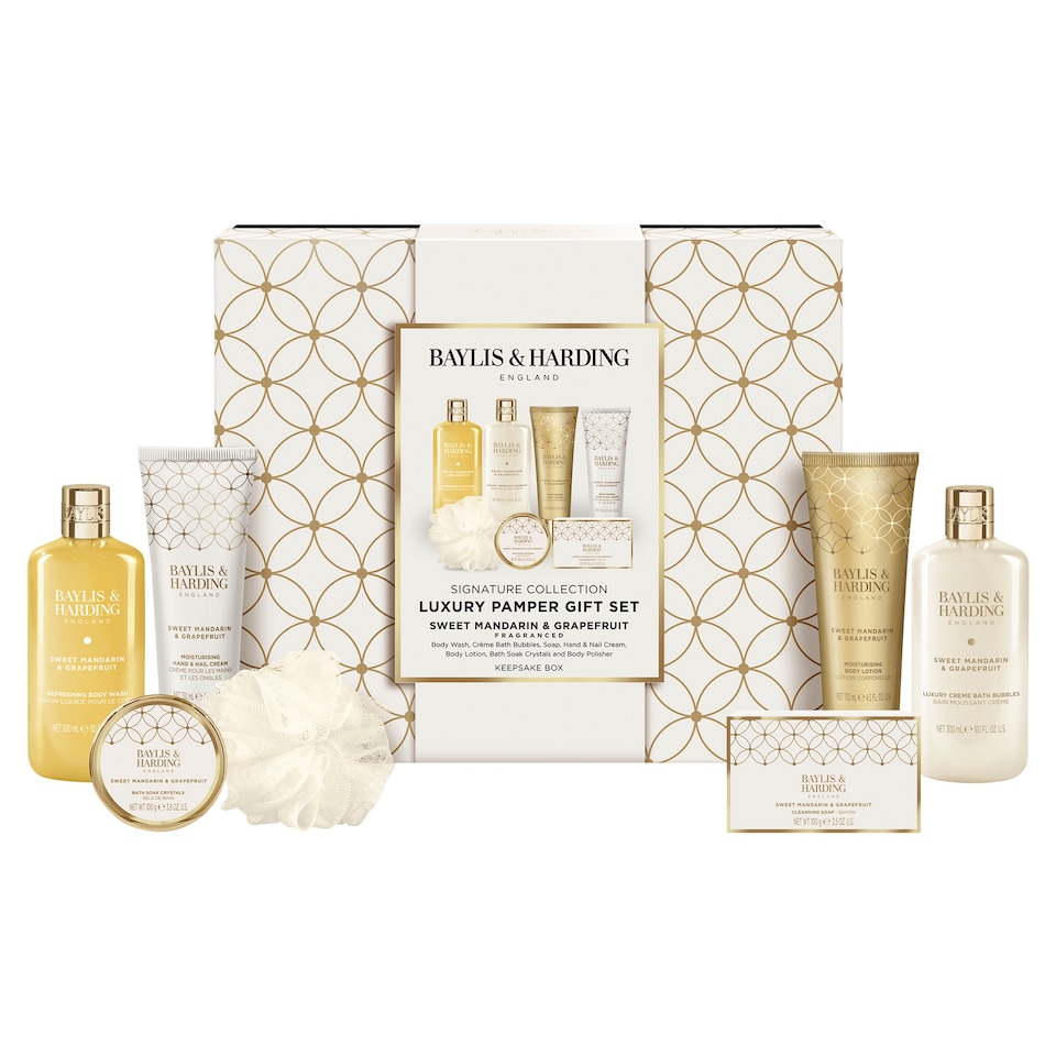 image 1 of Baylis & Harding Sweet Mandarin & Grapefruit Luxury Pamper Gift Set