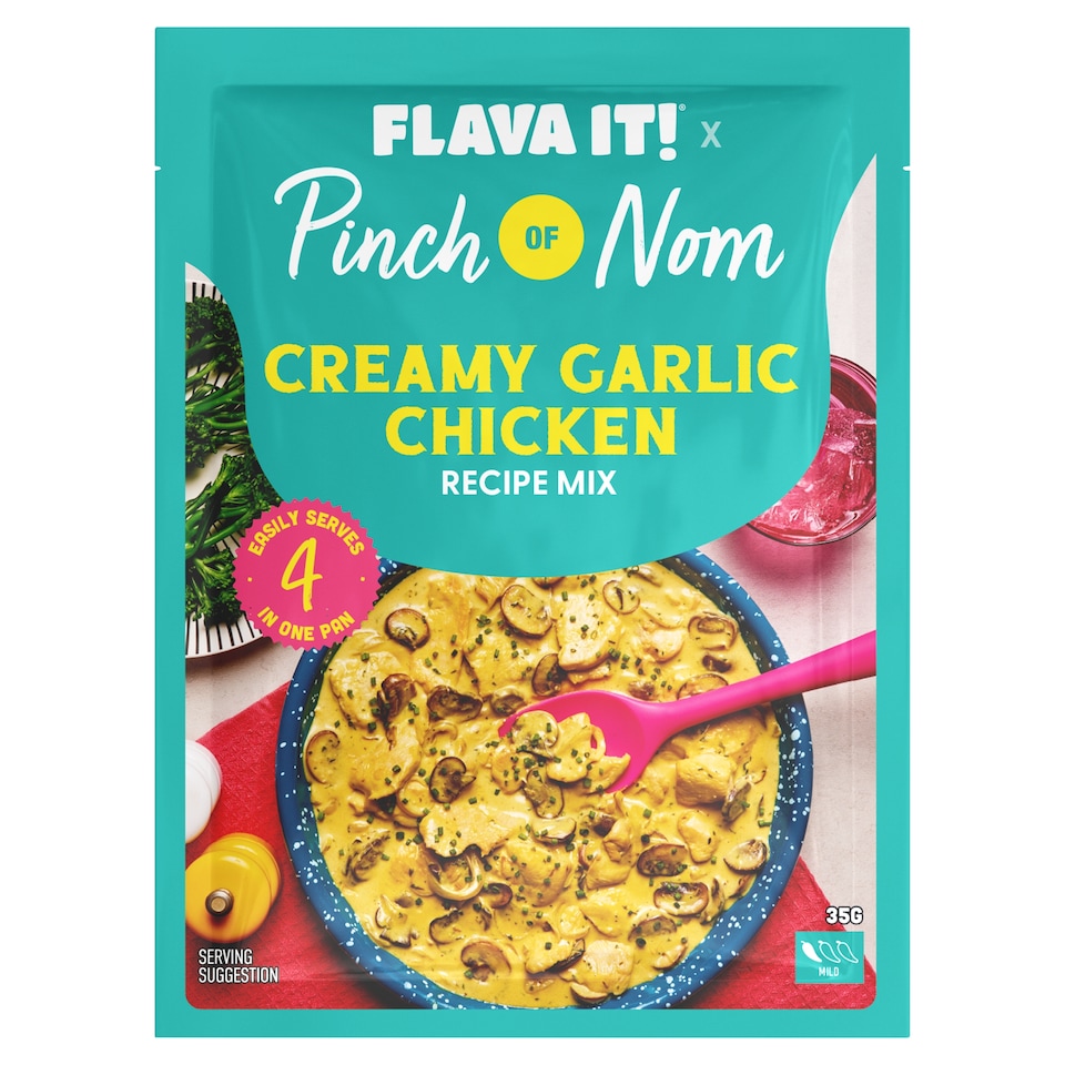 Pinch of Nom Creamy Garlic Chicken Recipe Mix 35g