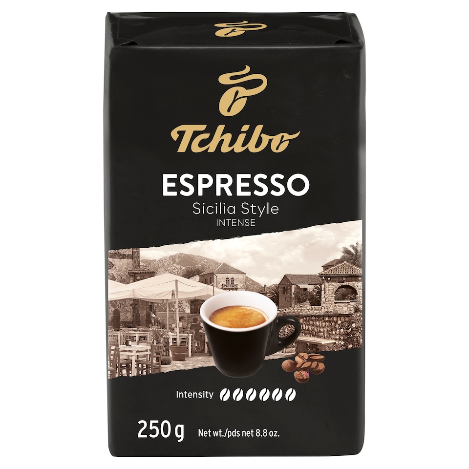 Tchibo Espresso Sicilia őrölt, pörkölt kávé 250 g  1. kép