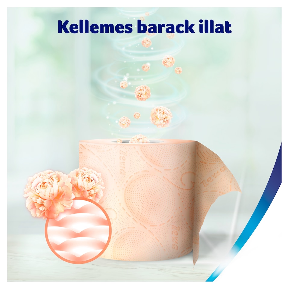 Zewa Deluxe Cashmere Peach 3 rétegű toalettpapír 24 tekercs  1. kép