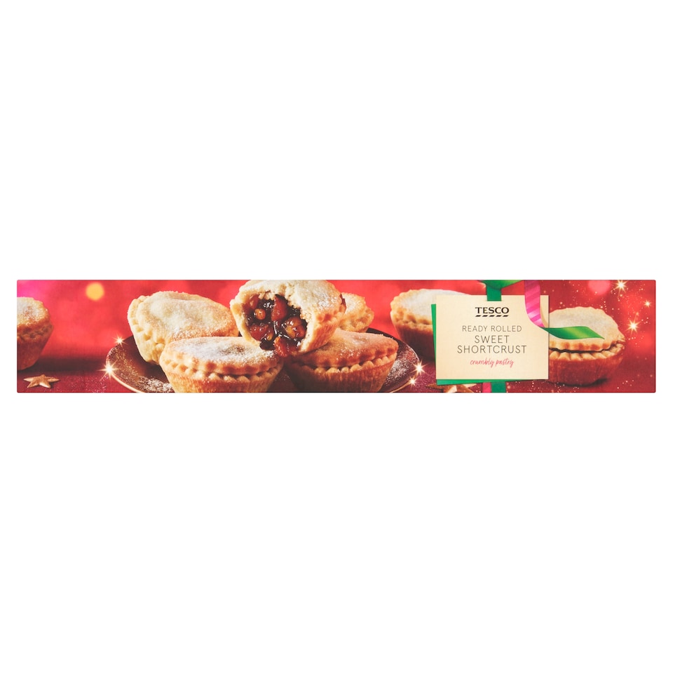 Tesco Ready Rolled Sweet Shortcrust Pastry 320G