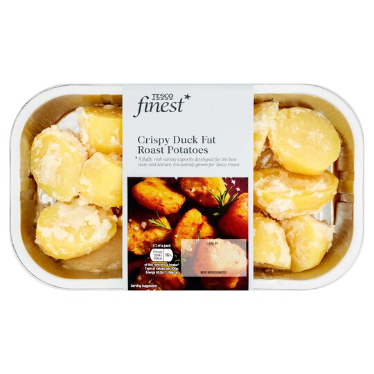 Tesco Finest* Crispy Duck Fat Roast Potatoes 400G Tesco Groceries