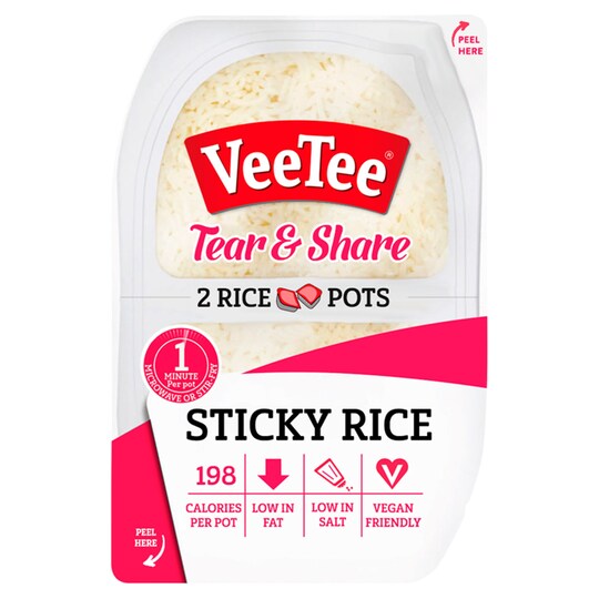 Vetee Duo Pot Sticky Rice 260G Tesco Groceries