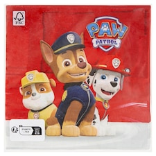 Decorata Party Paw Patrol servítky 2-vrstvové 33 x 33 cm 20 ks