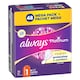 Obrázek 1 pro produkt Always Platinum Normal (velikost 1) Vložky s Křidélky 48