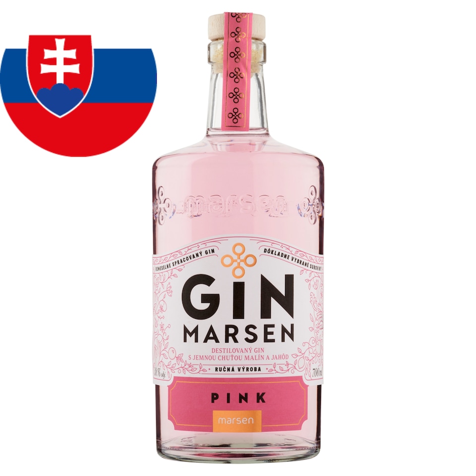 Marsen Pink Gin 38 % 700 ml