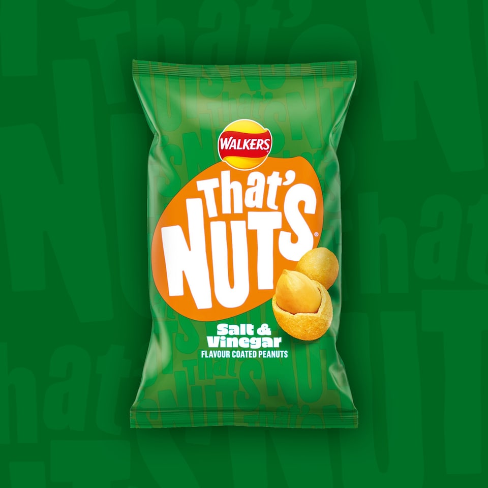 image 1 of Walkers Thats Nuts Walkers Salt & Vinegar 40g Clipstrip