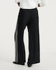 image 4 of The F&F Edit Pinstripe Wide Leg Trousers in Navy