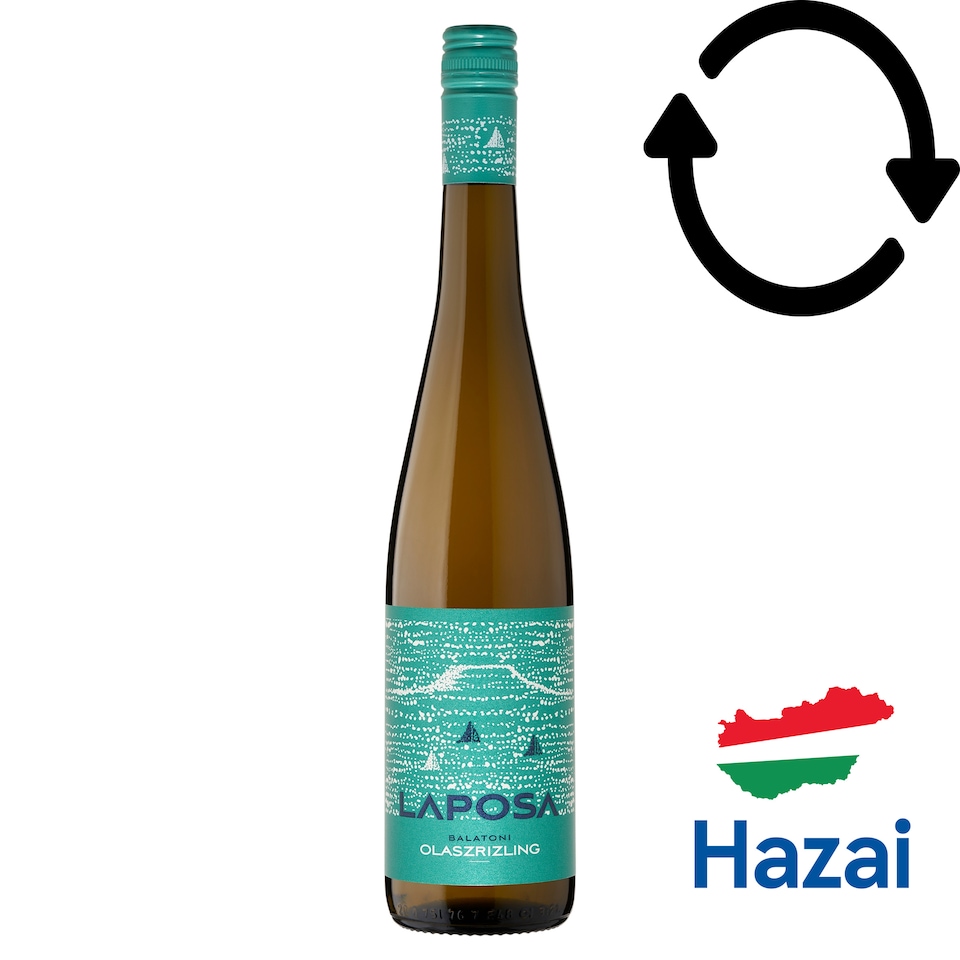 Laposa Balatoni Olaszrizling Dry White Wine 13% 75 cl