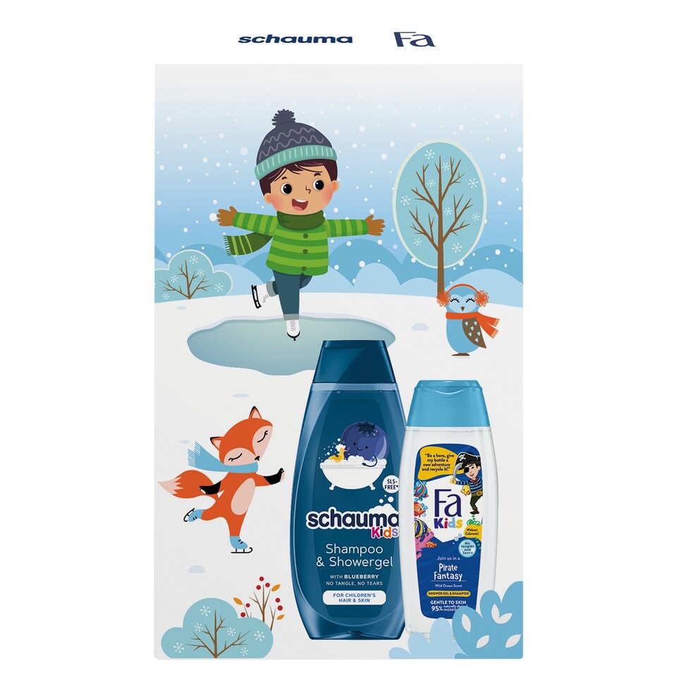 obrázok 1 z Vianočný balíček KIDS BOY (Fa sprchový gél + Schauma šampón)