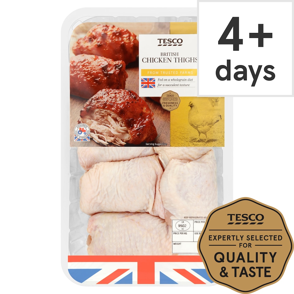Tesco British Chicken Thighs 1Kg