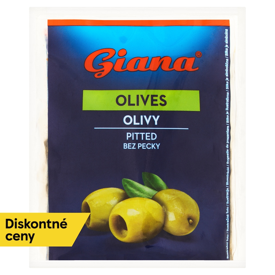 obrázok 1 z Giana Olivy zelené bez kôstky v slanom náleve 195 g