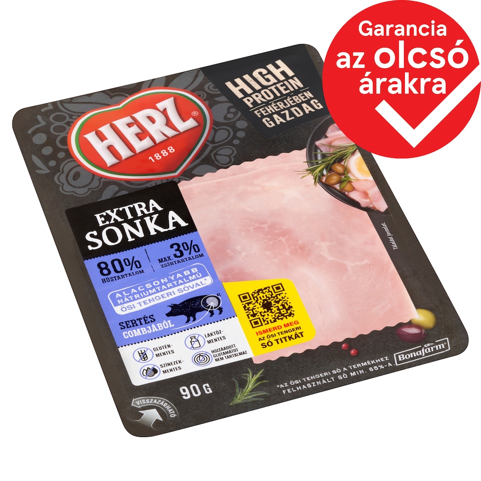 HERZ Sliced Extra Ham 90 g
