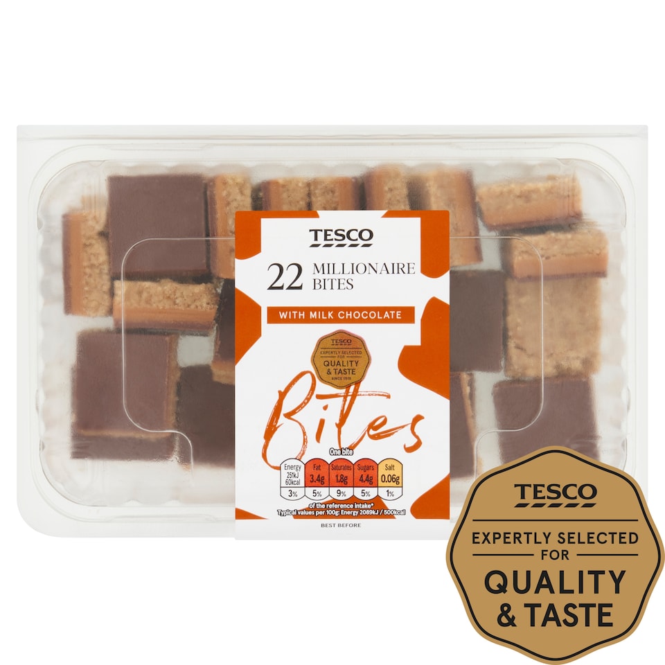 image 1 of Tesco Millionaire Bites 22 Pack