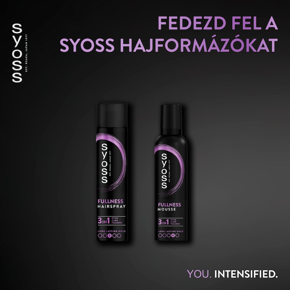 Syoss Fullness 3in1 hajlakk 300 ml  1. kép