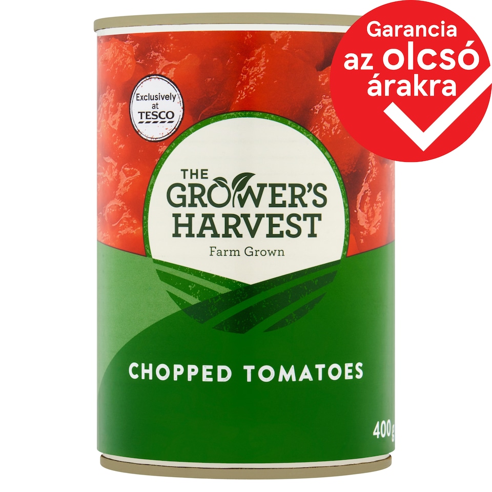 GROWERS HARVEST CHOPPED TOMATOES 400G