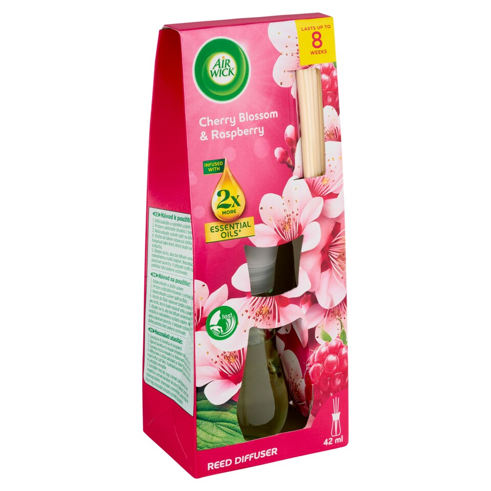 image 1 of Air Wick Reed Diffuser Cherry Blossom & Raspberry 42ml